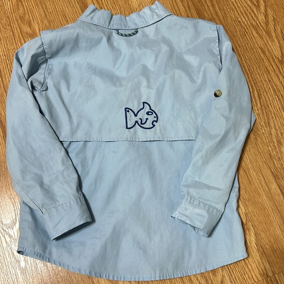 Prodoh Light Blue Button Down Fishing Shirt - Picture 2 of 3